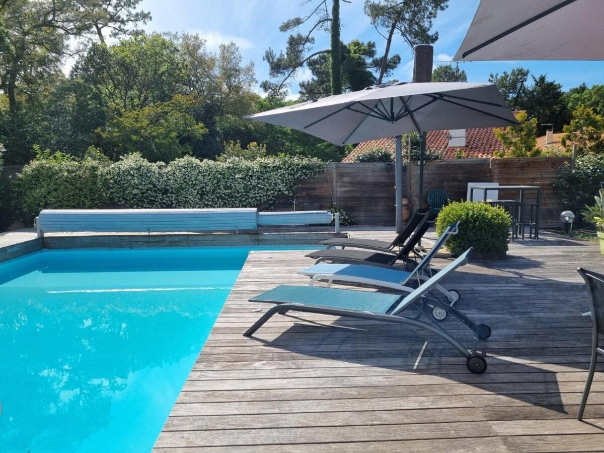 House With Heated Pool And Jacuzzi Villa Soorts-Hossegor Exterior photo
